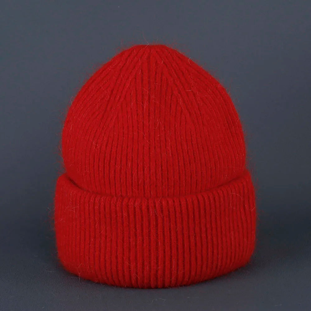 2022 new  Winter Hat Real Rabbit Fur Winter Hats For Women