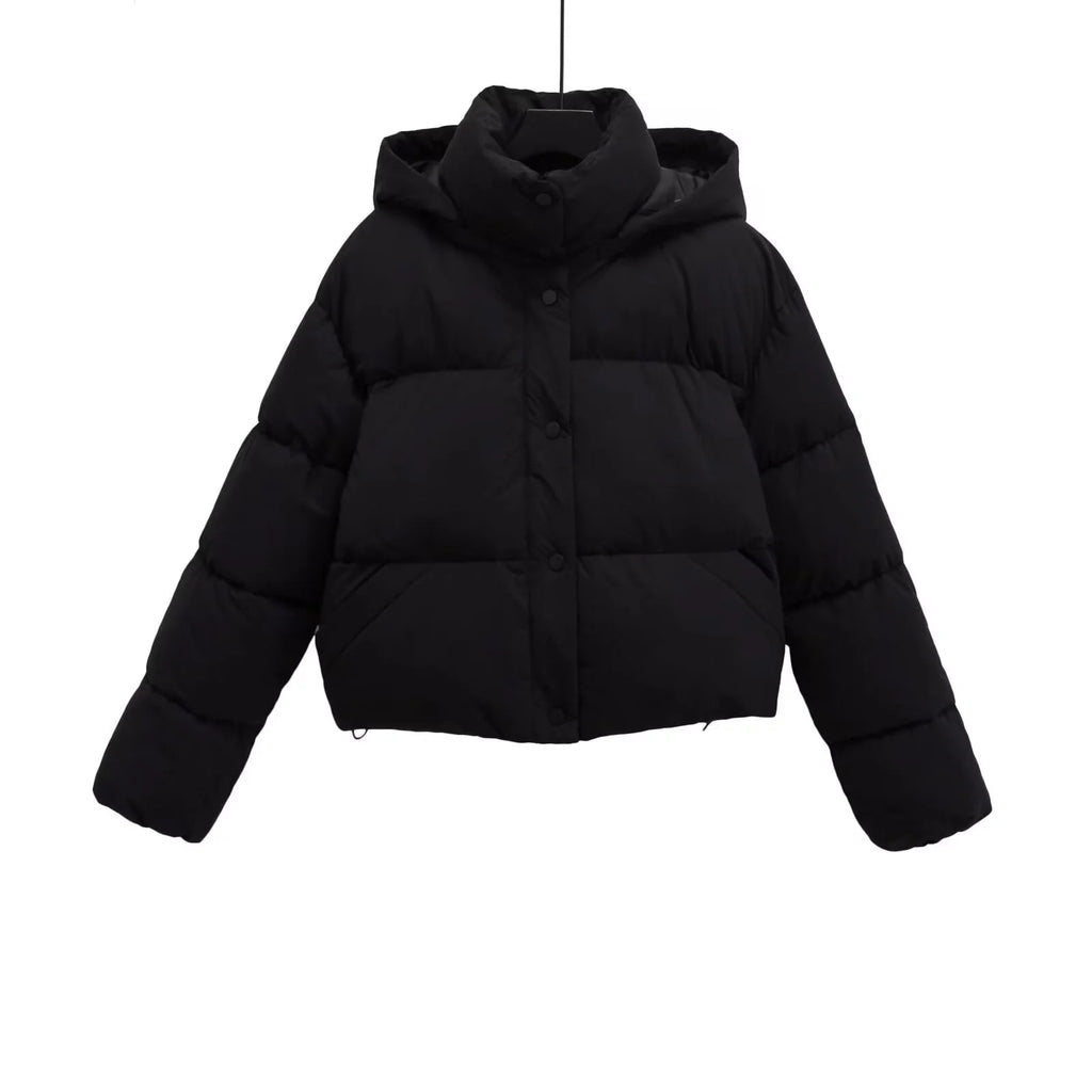 black puffer jacket women