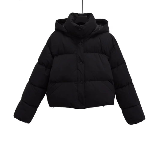 black puffer jacket women