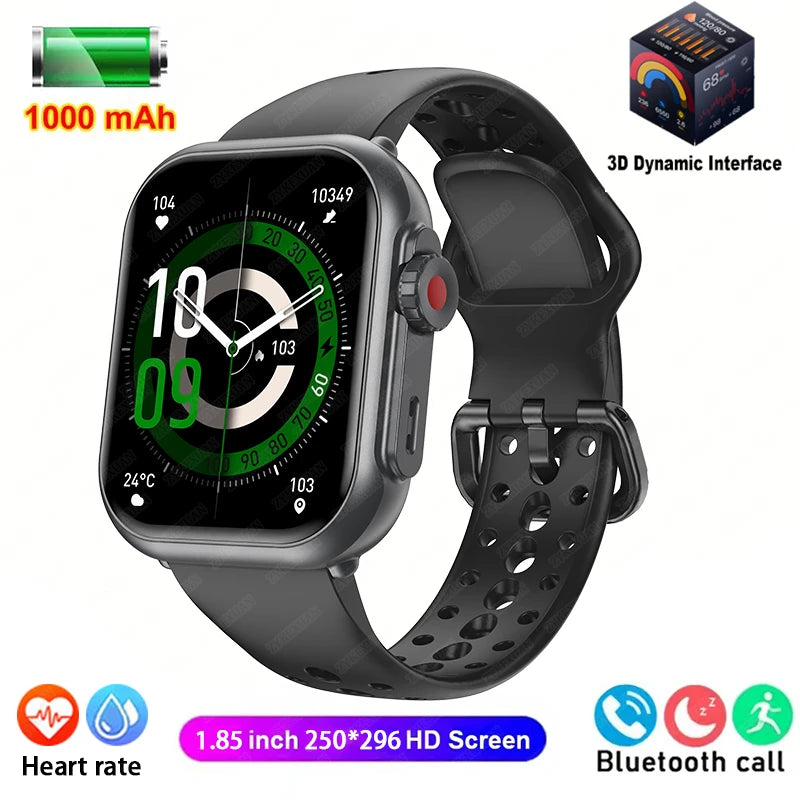 Watch Ultra 2 SE Men Women 1000mAh AMOLED Heart Rate 100+Sport Bluetooth Call GPS Track Waterproof Smart Watch For IOS Android