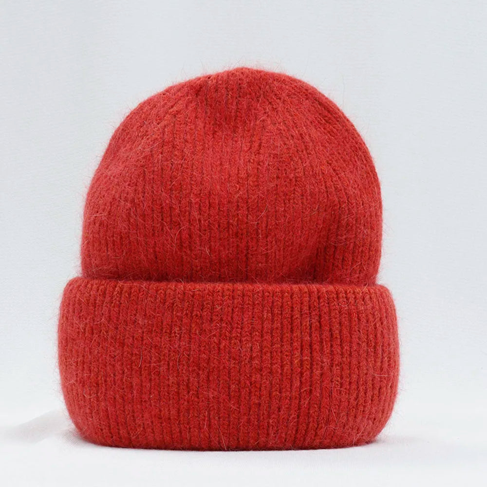 2022 new  Winter Hat Real Rabbit Fur Winter Hats For Women