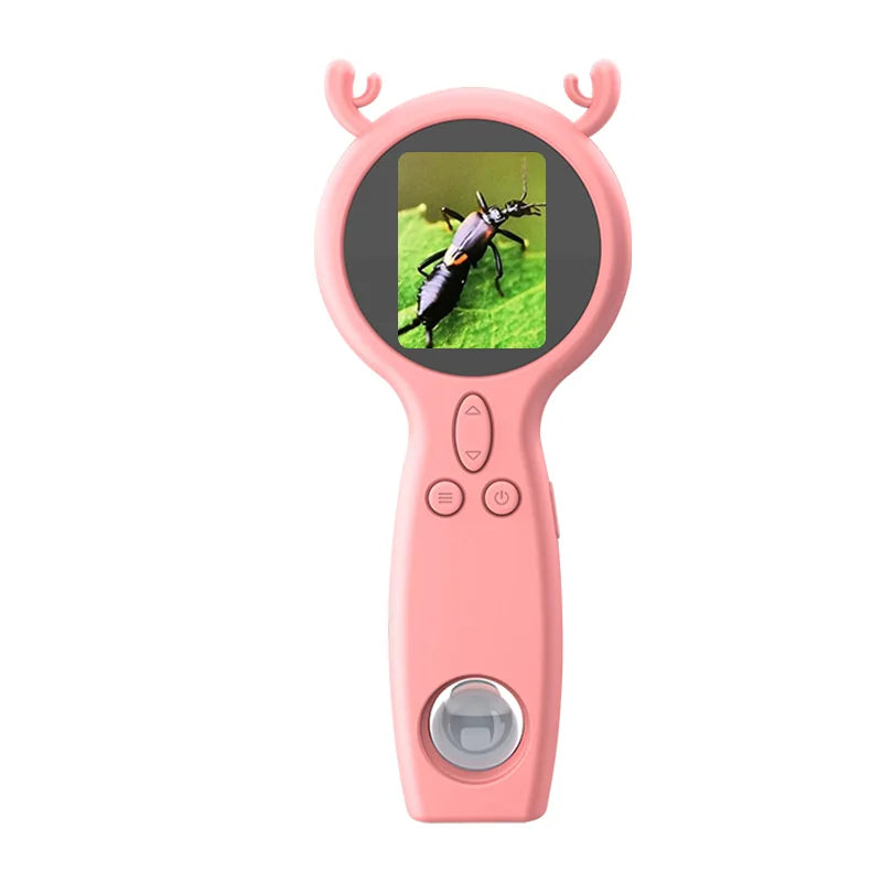 🎁 Kids’ Handheld Educational Microscope – Fun Science Learning Toy with Magnifying Lens | The Perfect Christmas Gift!