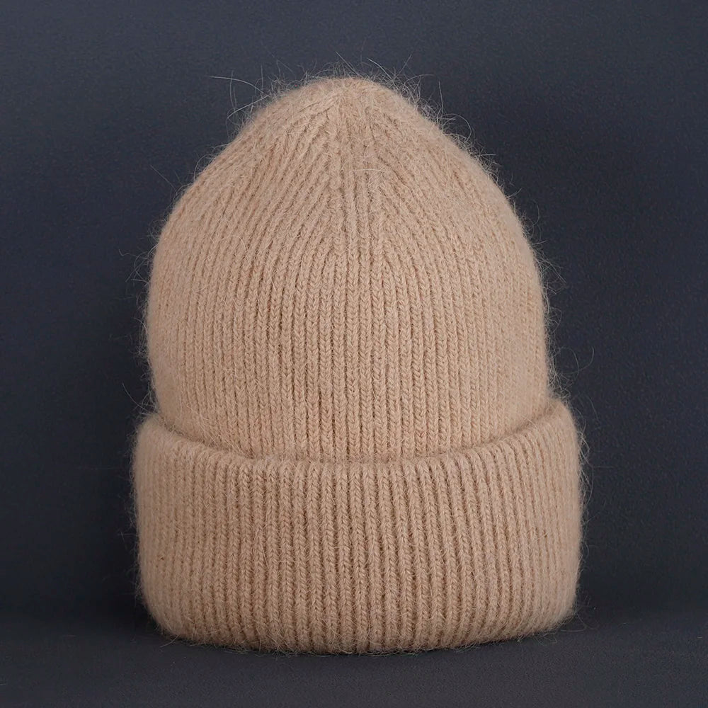 2022 new  Winter Hat Real Rabbit Fur Winter Hats For Women