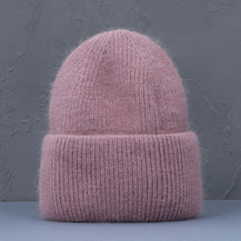 2022 new  Winter Hat Real Rabbit Fur Winter Hats For Women