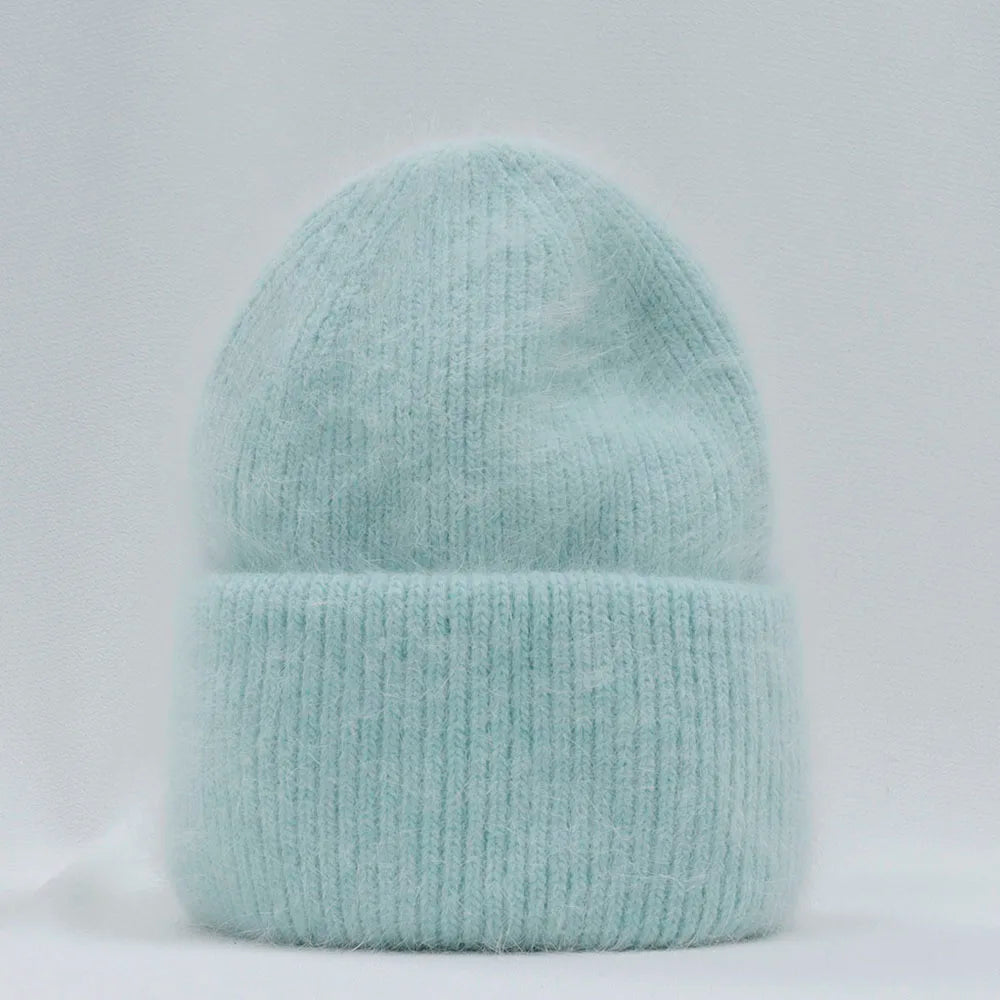 2022 new  Winter Hat Real Rabbit Fur Winter Hats For Women