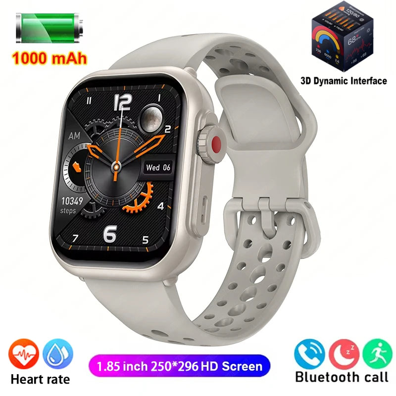 Watch Ultra 2 SE Men Women 1000mAh AMOLED Heart Rate 100+Sport Bluetooth Call GPS Track Waterproof Smart Watch For IOS Android