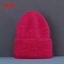 2022 new  Winter Hat Real Rabbit Fur Winter Hats For Women