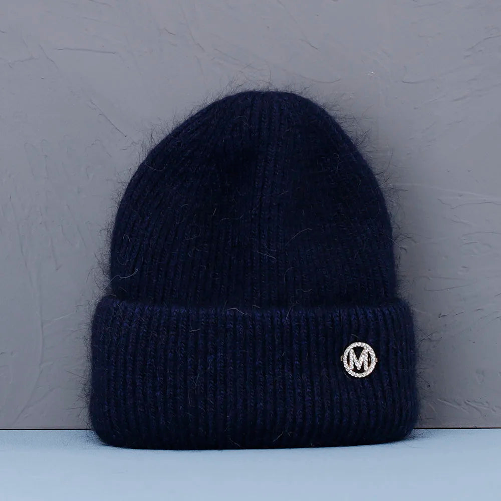 2022 new  Winter Hat Real Rabbit Fur Winter Hats For Women