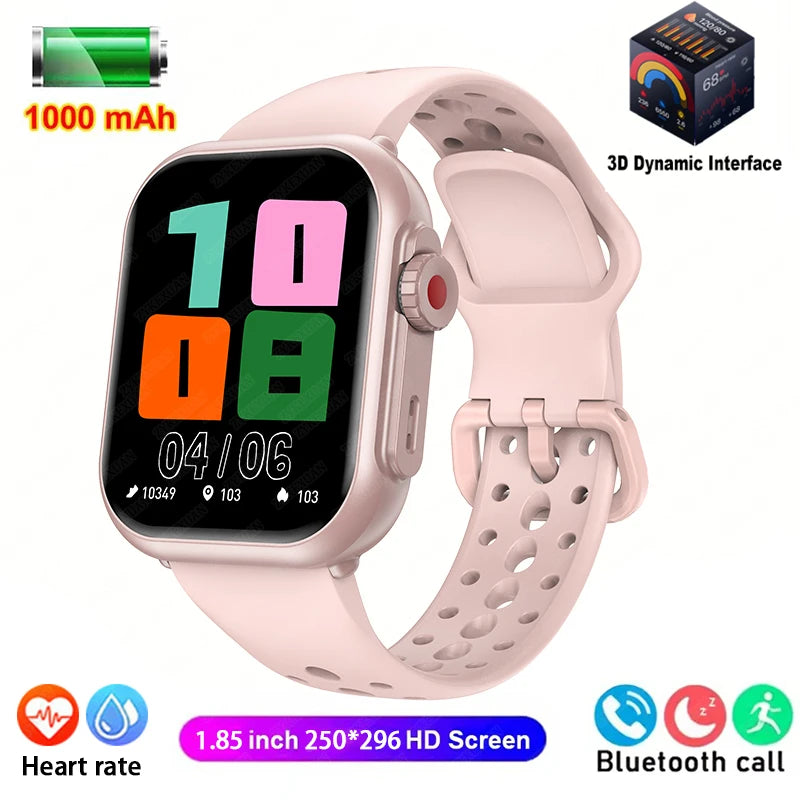 Watch Ultra 2 SE Men Women 1000mAh AMOLED Heart Rate 100+Sport Bluetooth Call GPS Track Waterproof Smart Watch For IOS Android