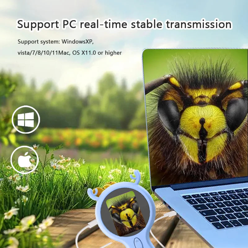 🎁 Kids’ Handheld Educational Microscope – Fun Science Learning Toy with Magnifying Lens | The Perfect Christmas Gift!