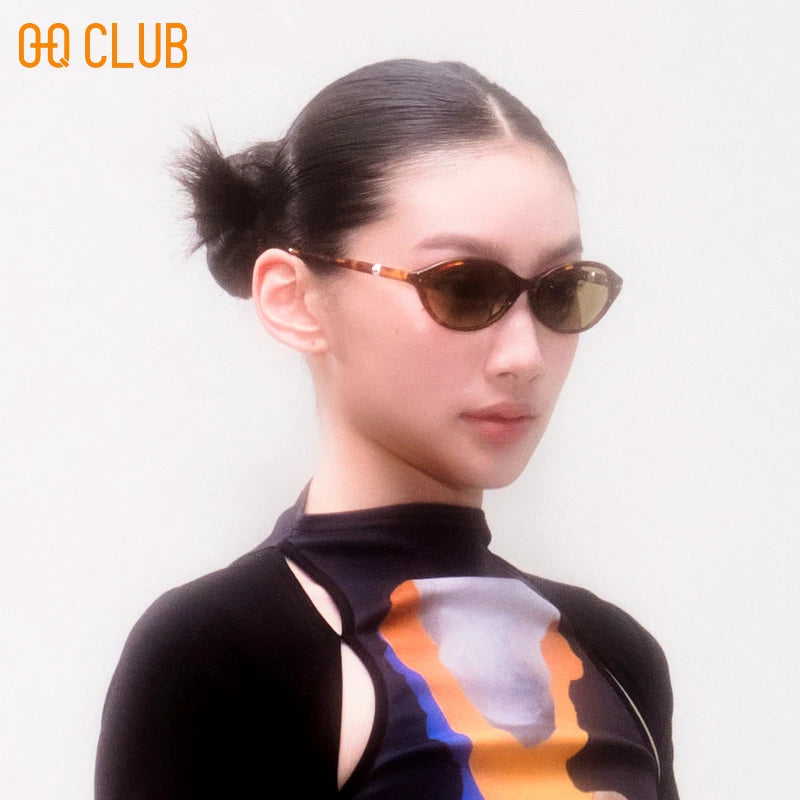 O-Q CLUB Eyepieces Women's Sunglasses Luxury Woman Eye Glasses for Women Sunglass New in Woman Accesories Men Eyeglasses Lunette