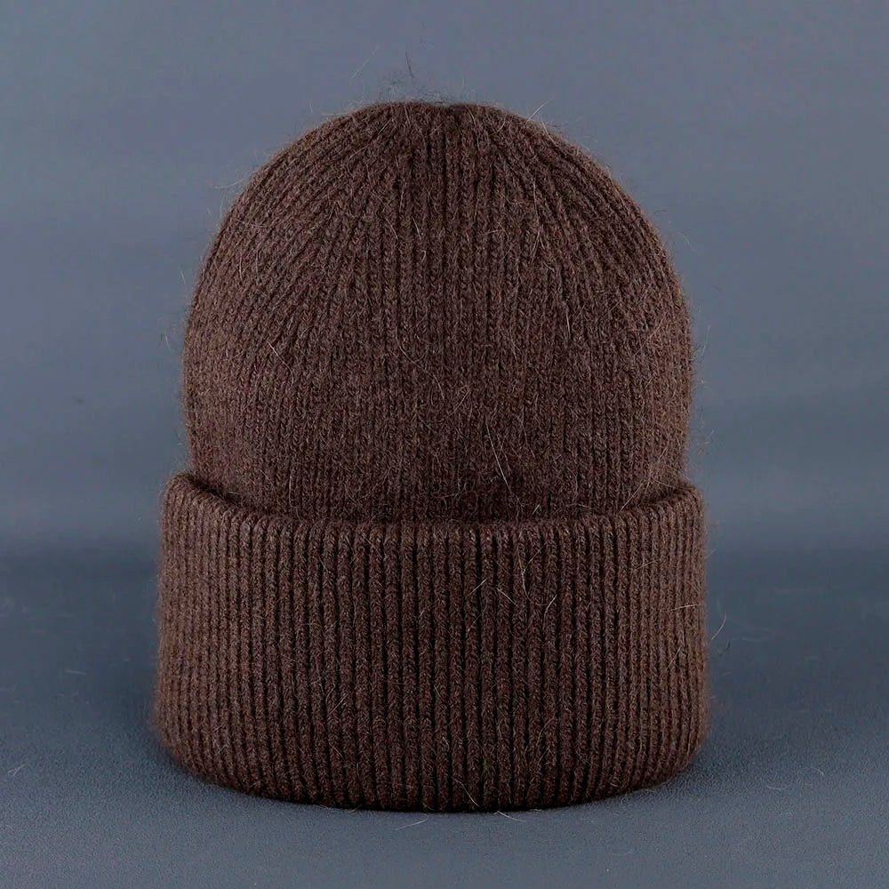 2022 new  Winter Hat Real Rabbit Fur Winter Hats For Women