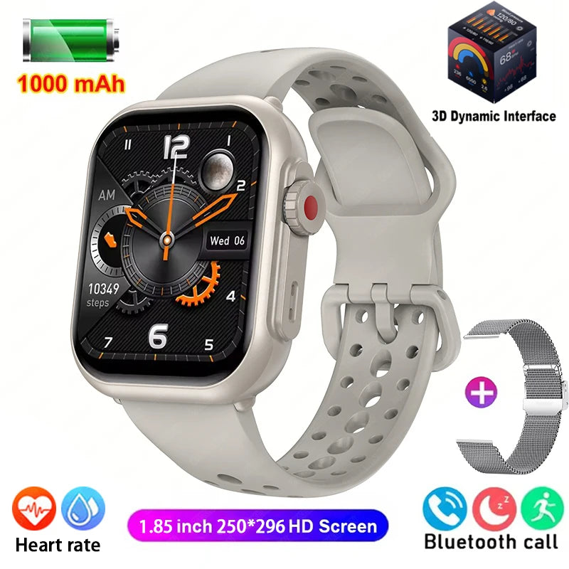 Watch Ultra 2 SE Men Women 1000mAh AMOLED Heart Rate 100+Sport Bluetooth Call GPS Track Waterproof Smart Watch For IOS Android