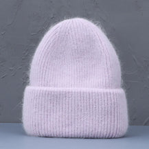 2022 new  Winter Hat Real Rabbit Fur Winter Hats For Women